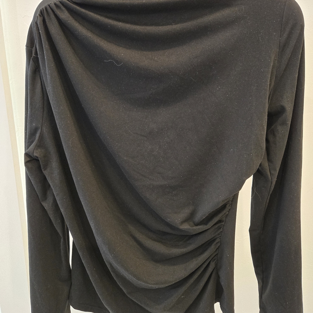 STYLEWE Black Turtleneck XL With Rouched Side